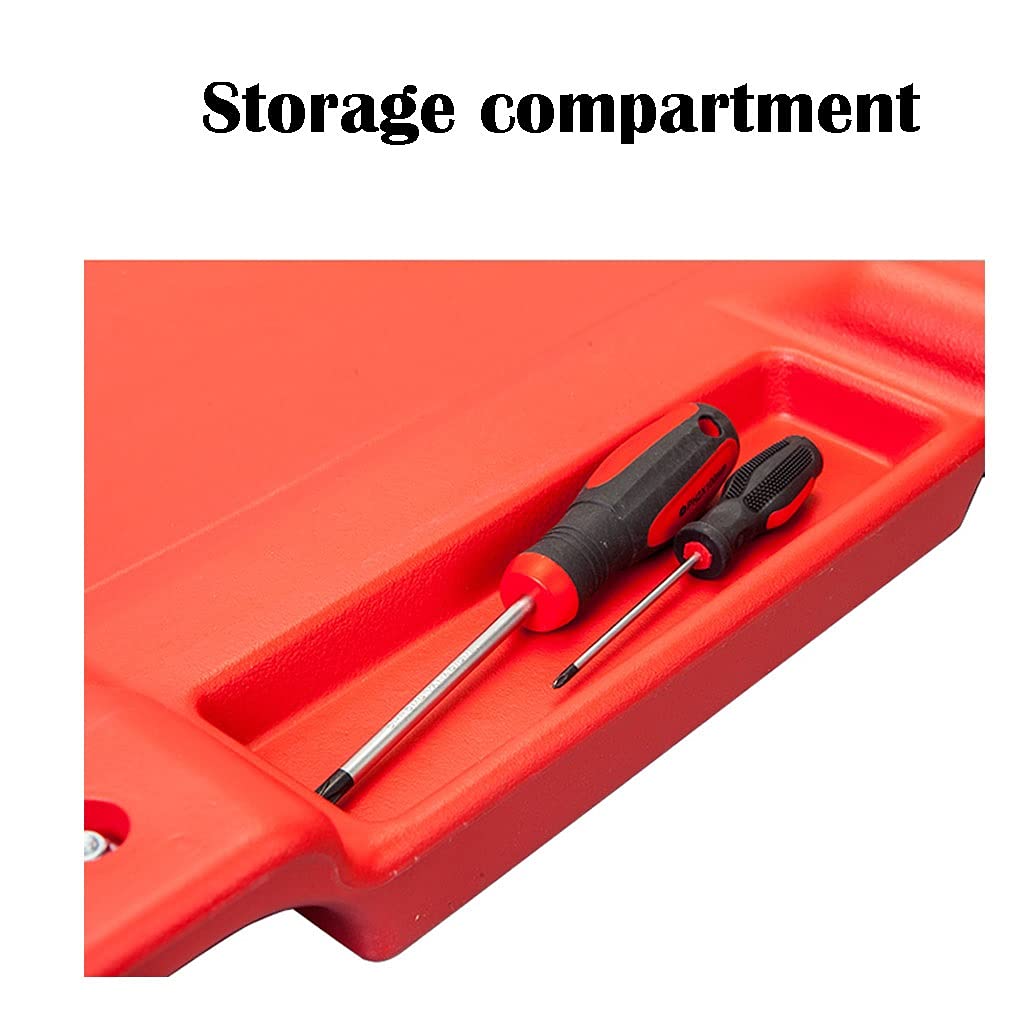 40inch Plastic Mechanic Creeper with Padded Headrest and 6 Casters F5408