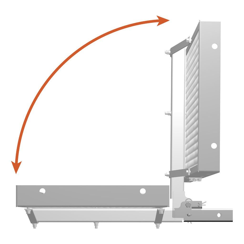 Tray-Style Trailer Hitch Cargo Carrier, 500 lbs. Capacity, 60-Inch x 19-Inch B42869
