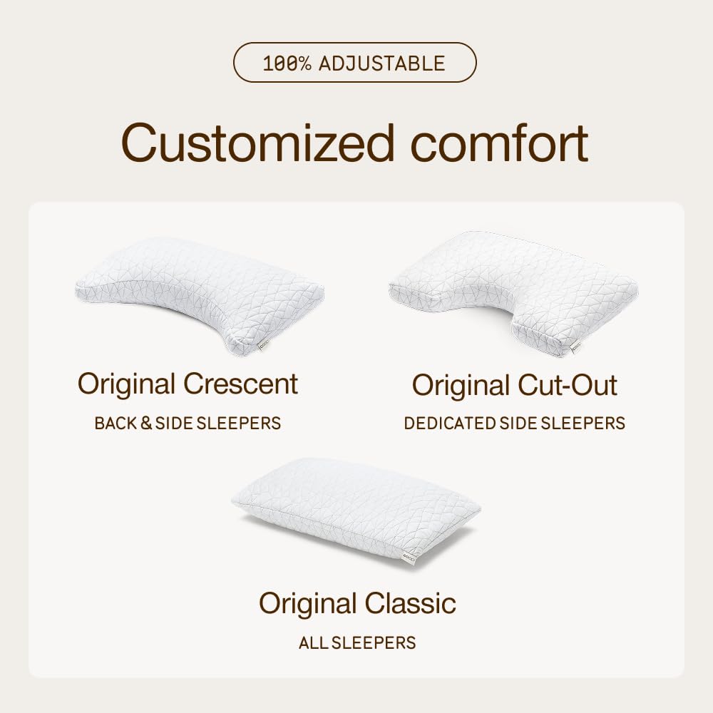 Queen Size Adjustable Memory Foam Pillow A964