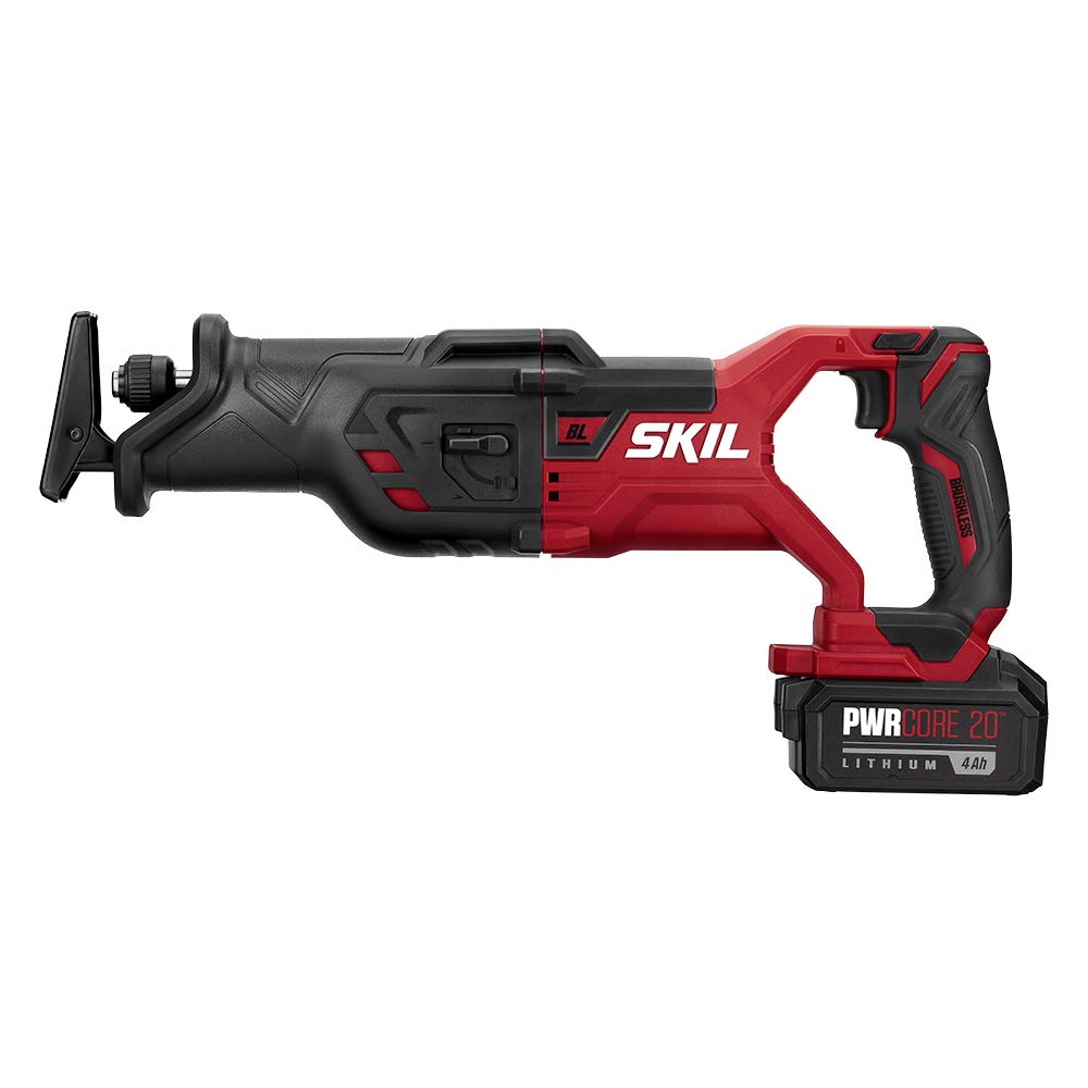 20V Brushless Reciprocating Saw Kit with Battery and Charger Y71206