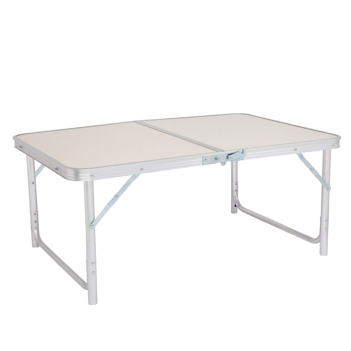Folding Aluminum Camping Table White 3 FT W151813