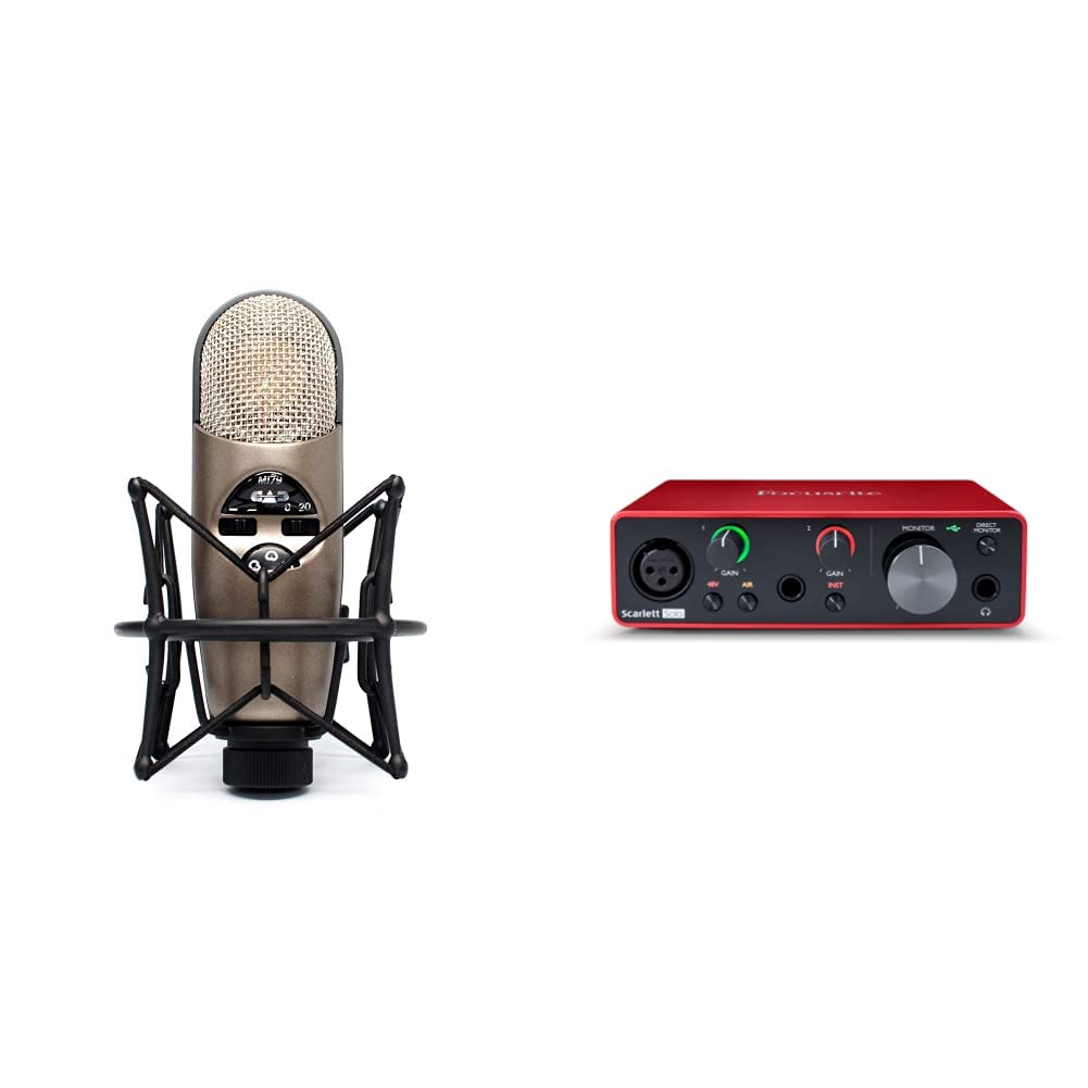 Large Diaphragm Condenser Microphone & USB Audio Interface X58211
