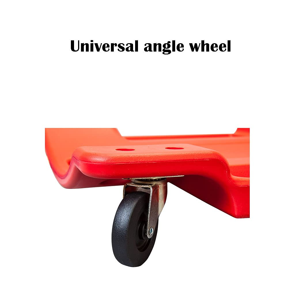 40inch Plastic Mechanic Creeper with Padded Headrest and 6 Casters F5408