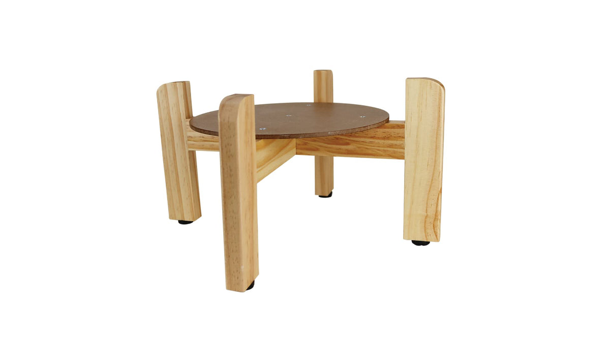 Natural Wood Water Dispenser Counter Stand R5973