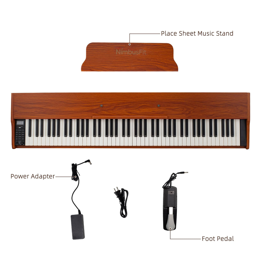 88 Keys Hammer Weighted Digital Piano V952