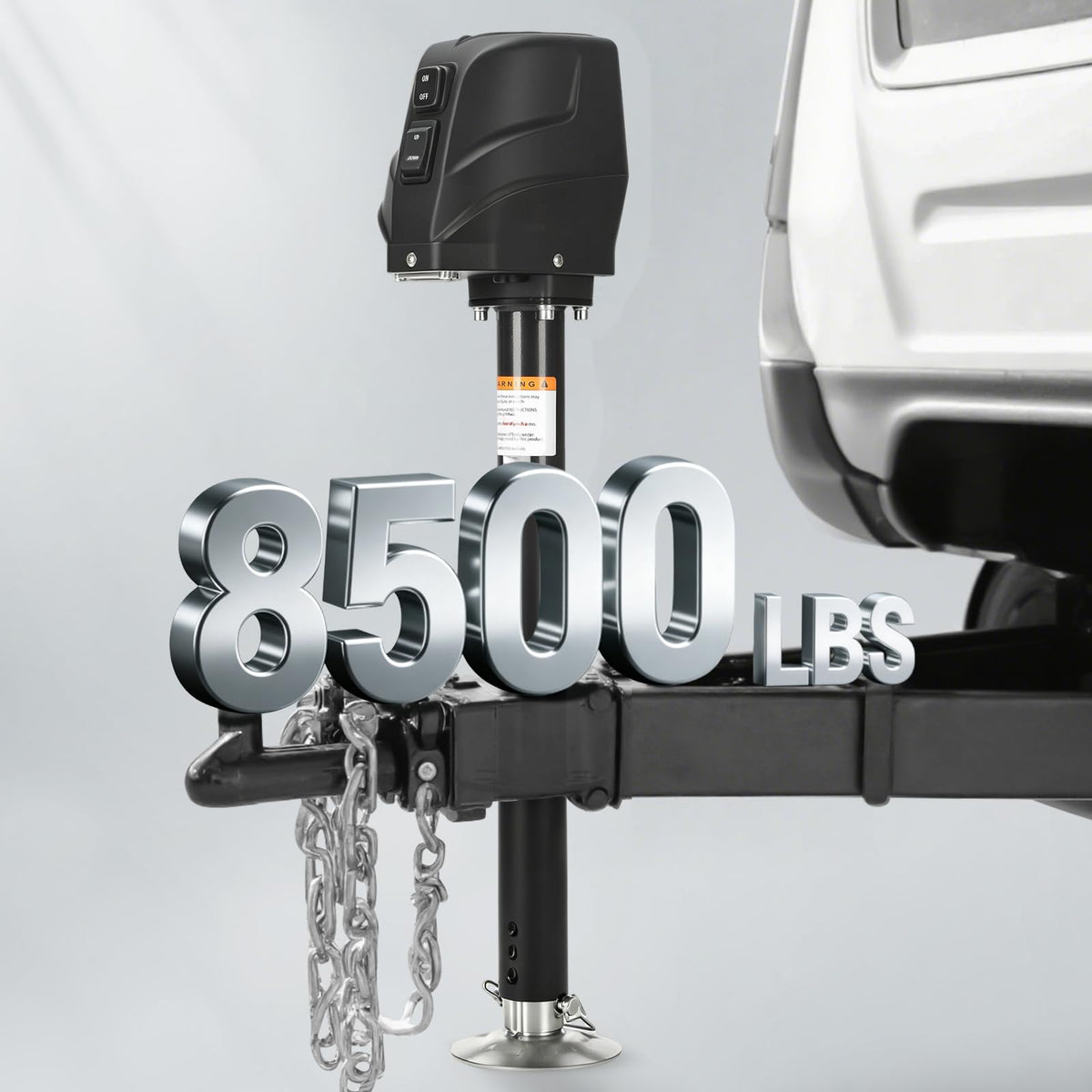 Electric Trailer Jack with Waterproof Cover & LED Light S92040