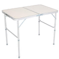 Folding Aluminum Camping Table White 3 FT W151813