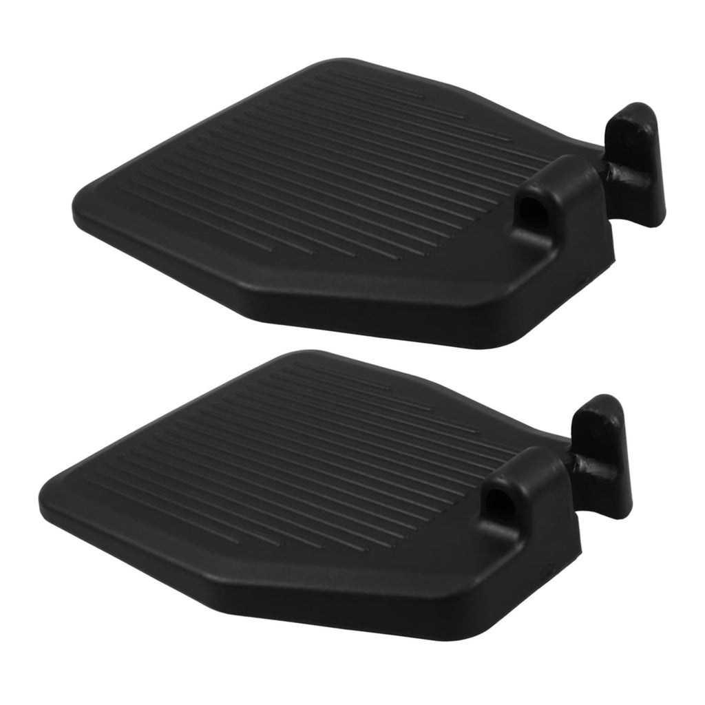 Black Wheelchair Foot Rest 1 Pair Replacement Footplates P717