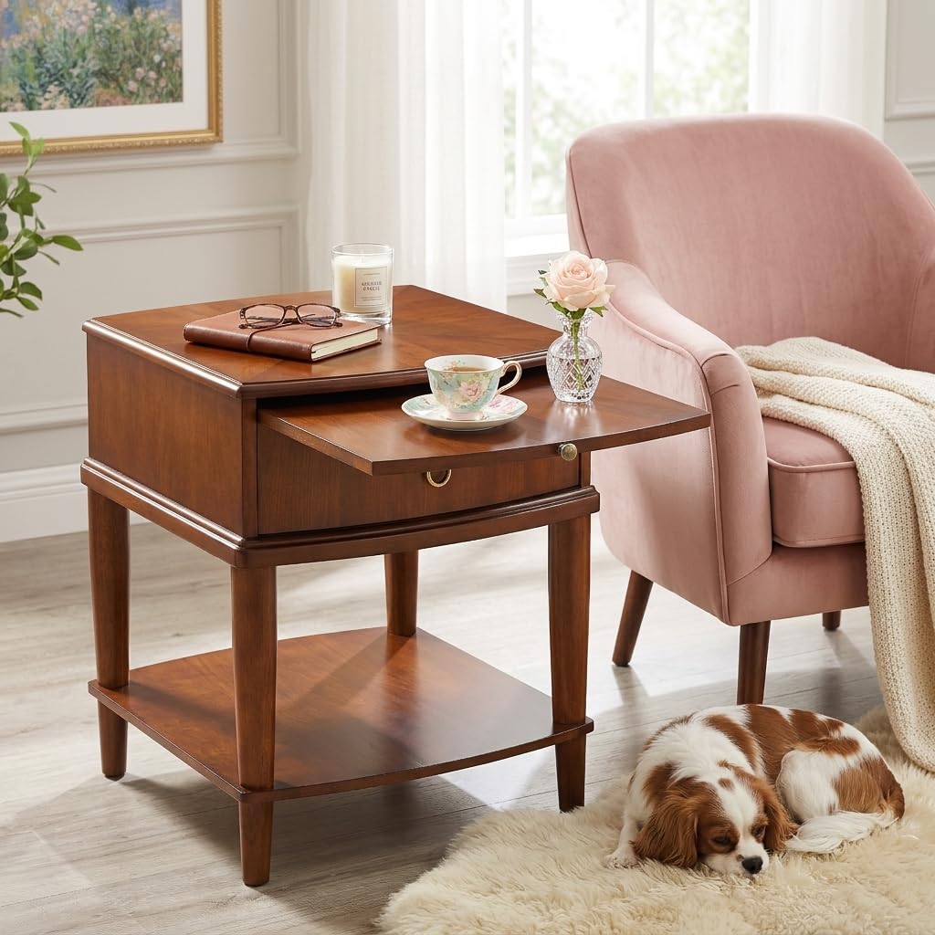 Wood End Table with Drawer H872916