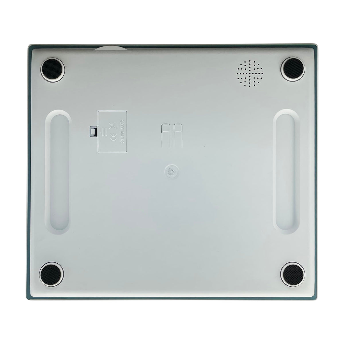 Digital Scale, Extra-Wide 13x15 Glass Platform, Slate Blue S140151