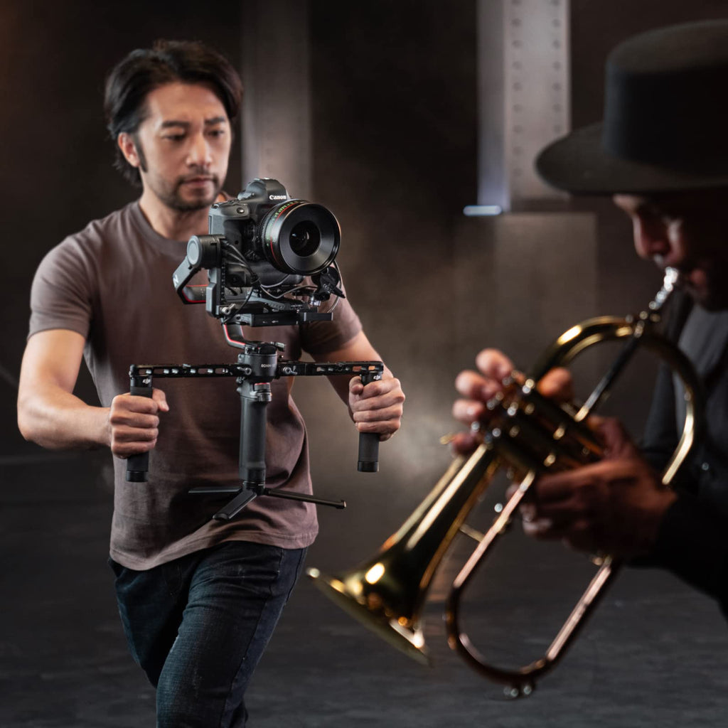 3-Axis Gimbal Stabilizer for DSLR and Mirrorless Cameras, Carbon Fiber, Black U481