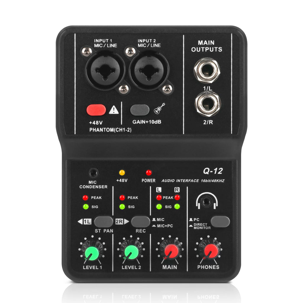 USB Audio Interface with XLR and 3.55m Microphone Jack U68333