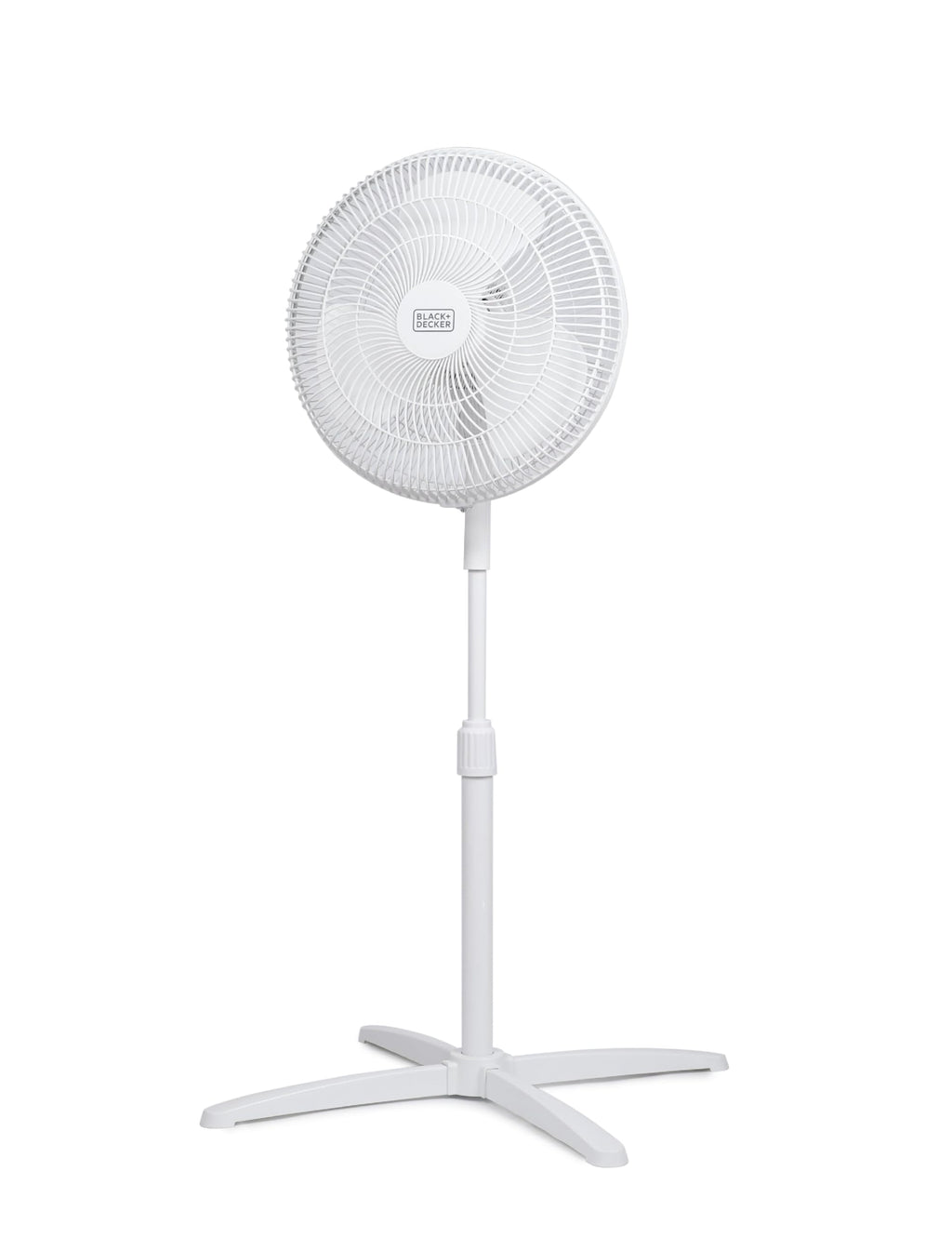 16-Inch Oscillating Pedestal Fan, 3 Speeds, White A484