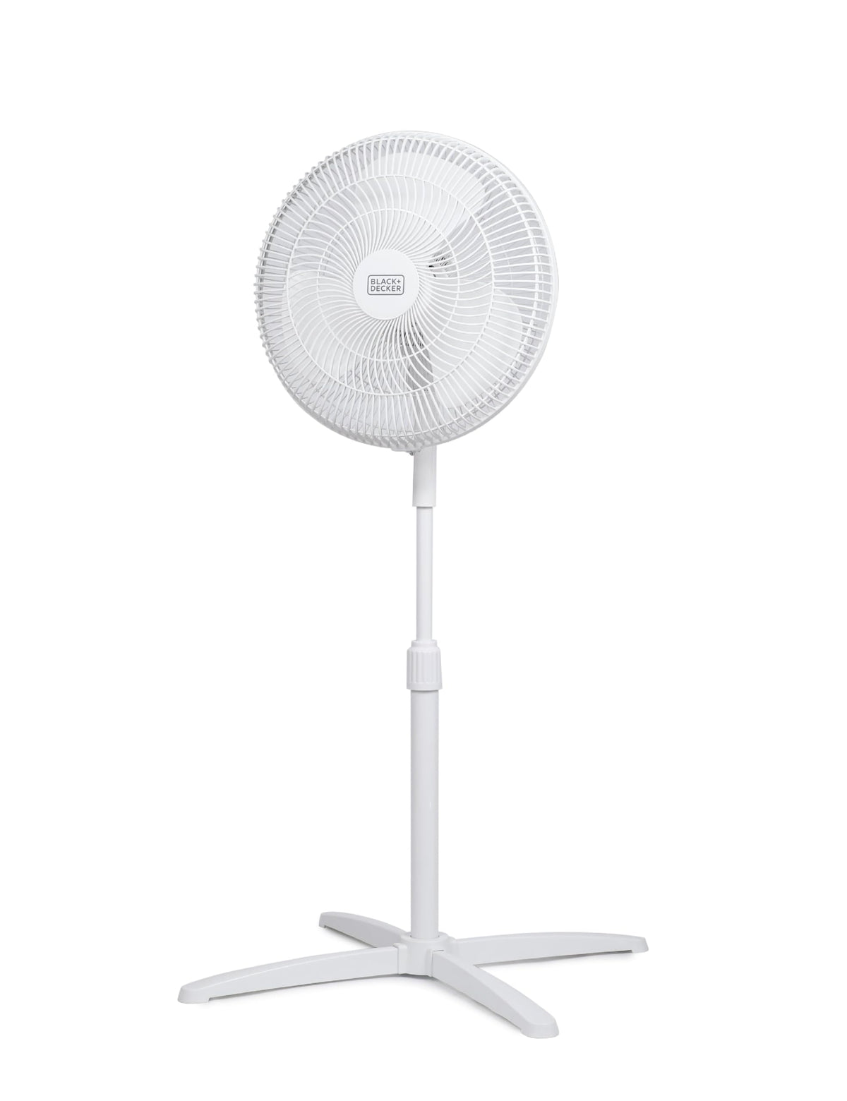16-Inch Oscillating Pedestal Fan, 3 Speeds, White A484