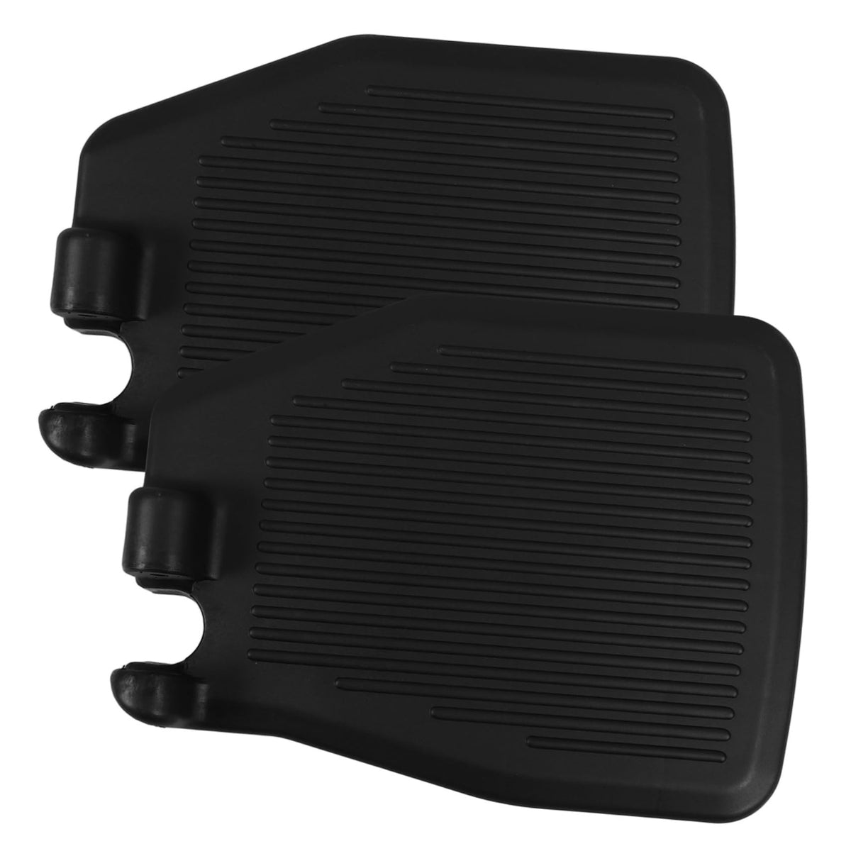 Black Wheelchair Foot Rest 1 Pair Replacement Footplates P717