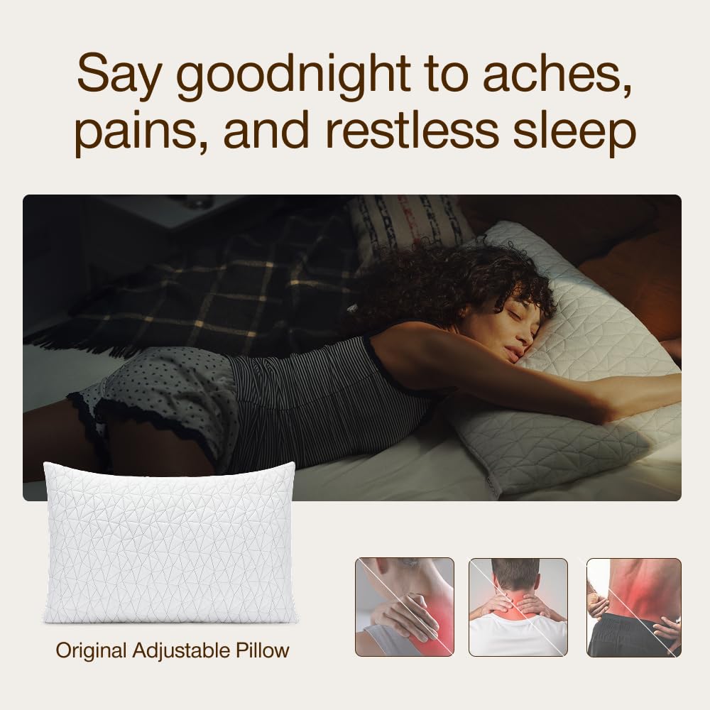 Queen Size Adjustable Memory Foam Pillow A964