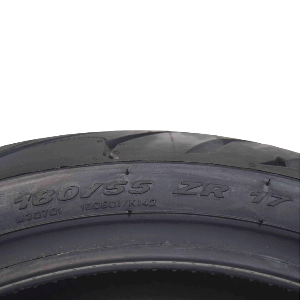 Motorcycle Tire Set 120/70ZR17 58W & 180/55ZR17 73W O259476