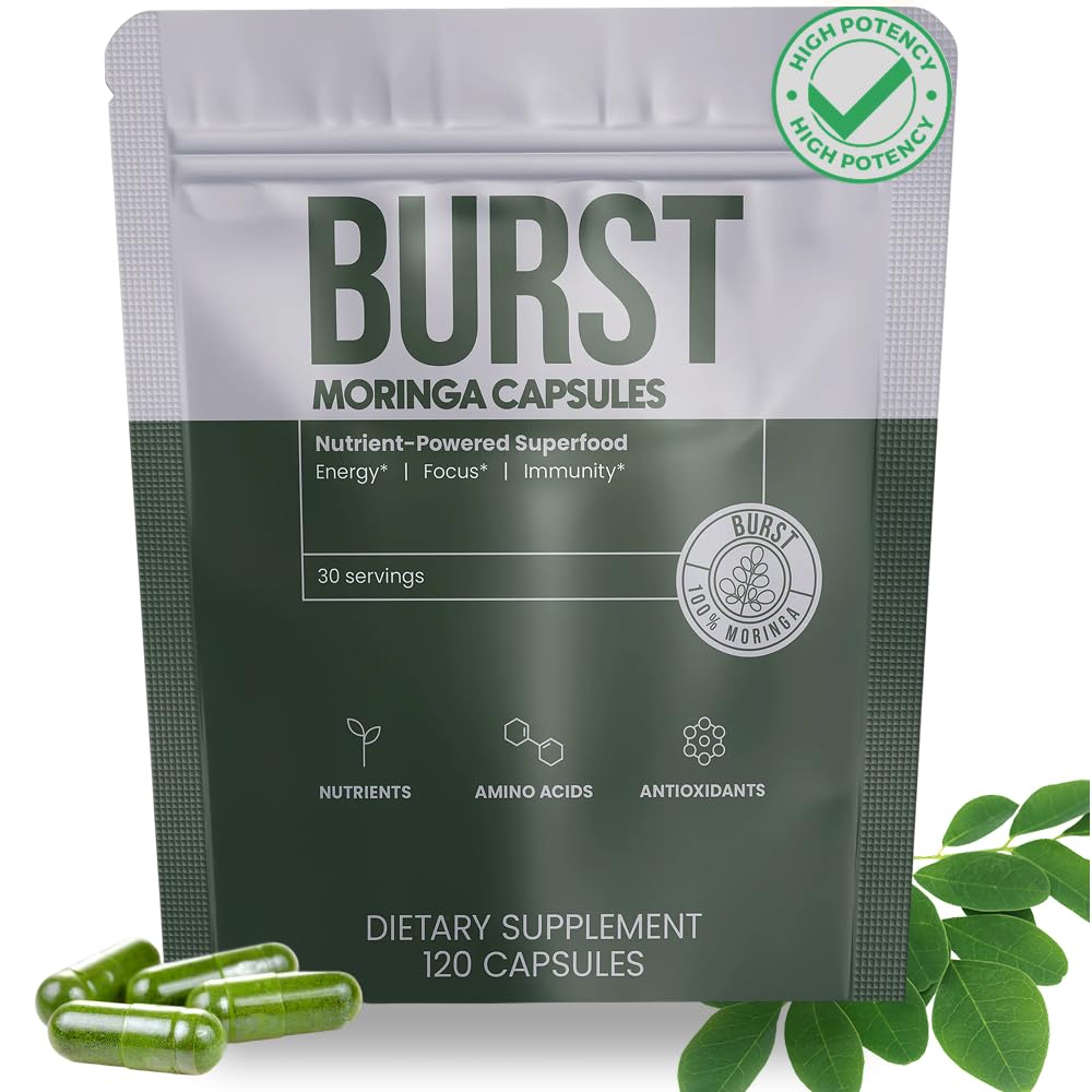 Organic Moringa Leaf Capsules 120 Ct T219870