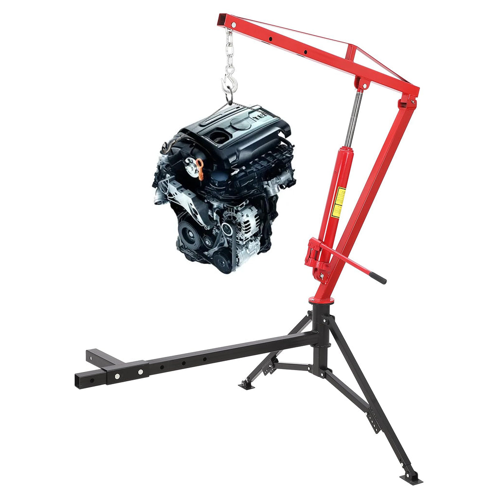 Hydraulic Pickup Truck Crane 1000 Lbs 360° Swivel Hitch Mounted M885