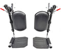 Wheelchair Elevating Legrests with Padded Calf Pads and Composite Footplates Z6992