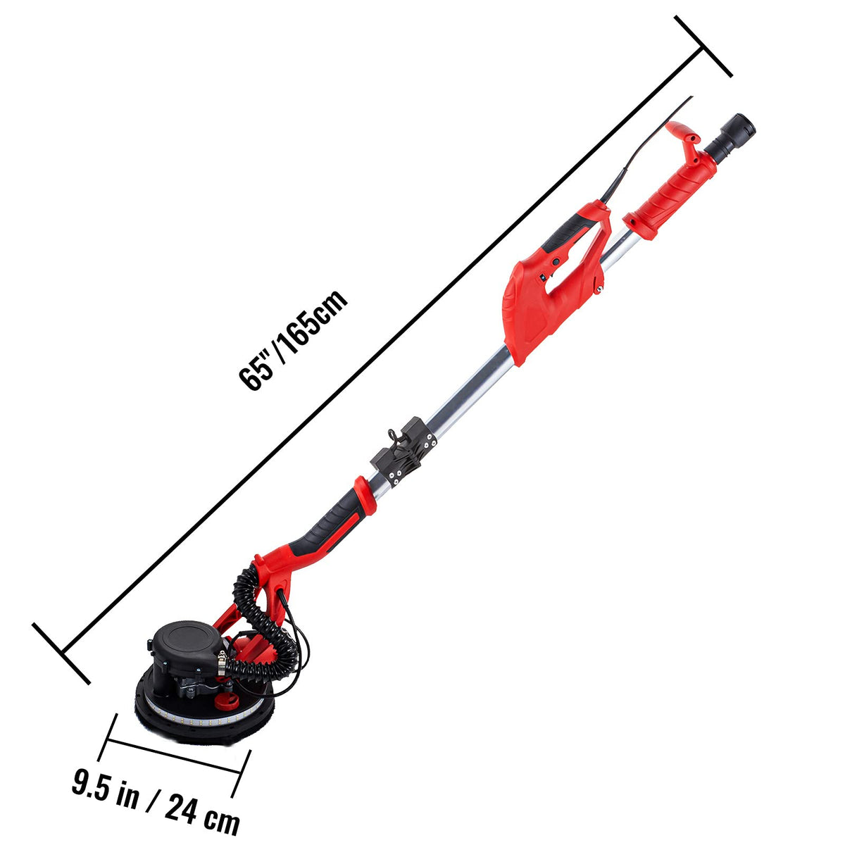 850W Variable Speed Electric Drywall Sander with Vacuum Bag J373153