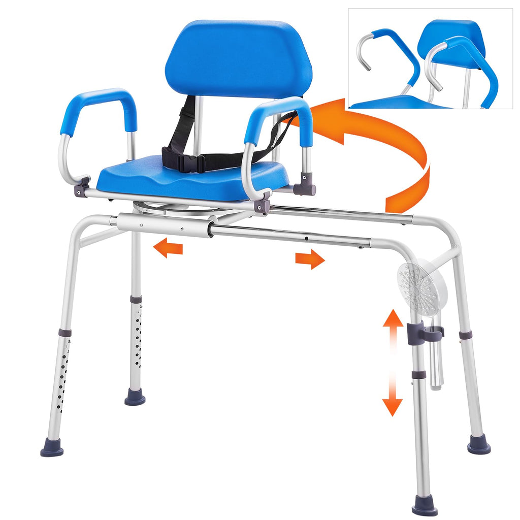 Sliding Tub Transfer Bench with 360 Degree Swivel Seat B309669