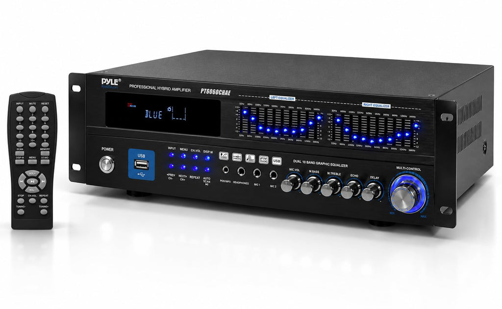 2000W 6-Channel Bluetooth Hybrid Home Amplifier Y213767