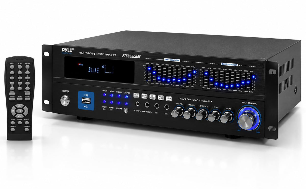 2000W 6-Channel Bluetooth Hybrid Home Amplifier Y213767