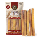 6" 5 Pack Odor-Free Bully Sticks Dog Treats Y6980