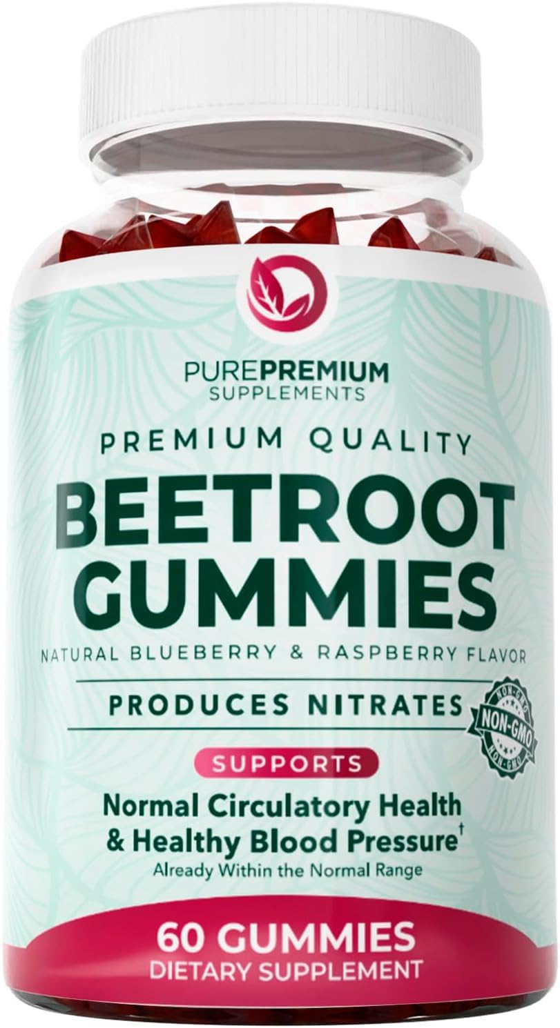 Beet Root Gummies 50:1 Extract Sugar Free Chews Vegan O588379