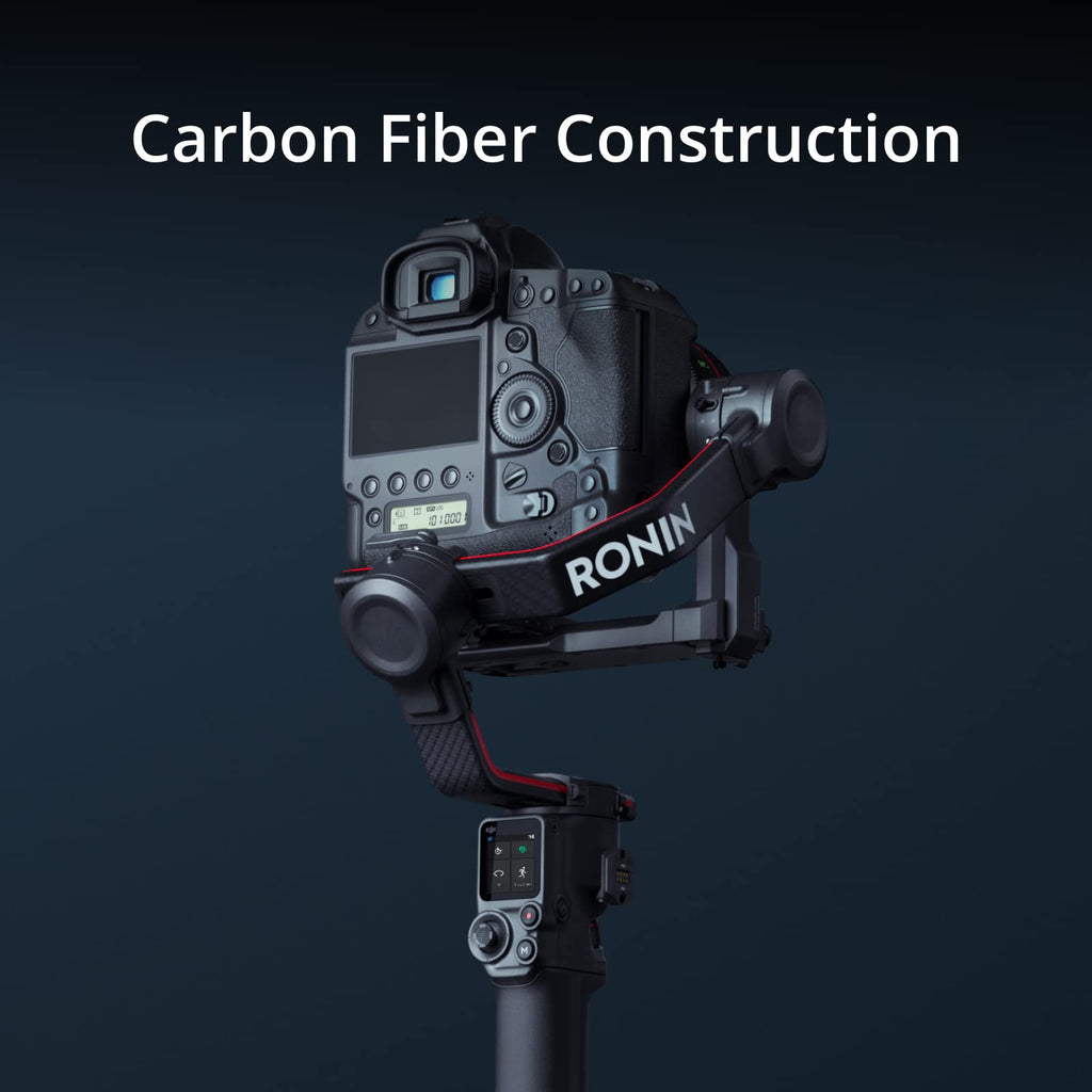 3-Axis Gimbal Stabilizer for DSLR and Mirrorless Cameras, Carbon Fiber, Black U481