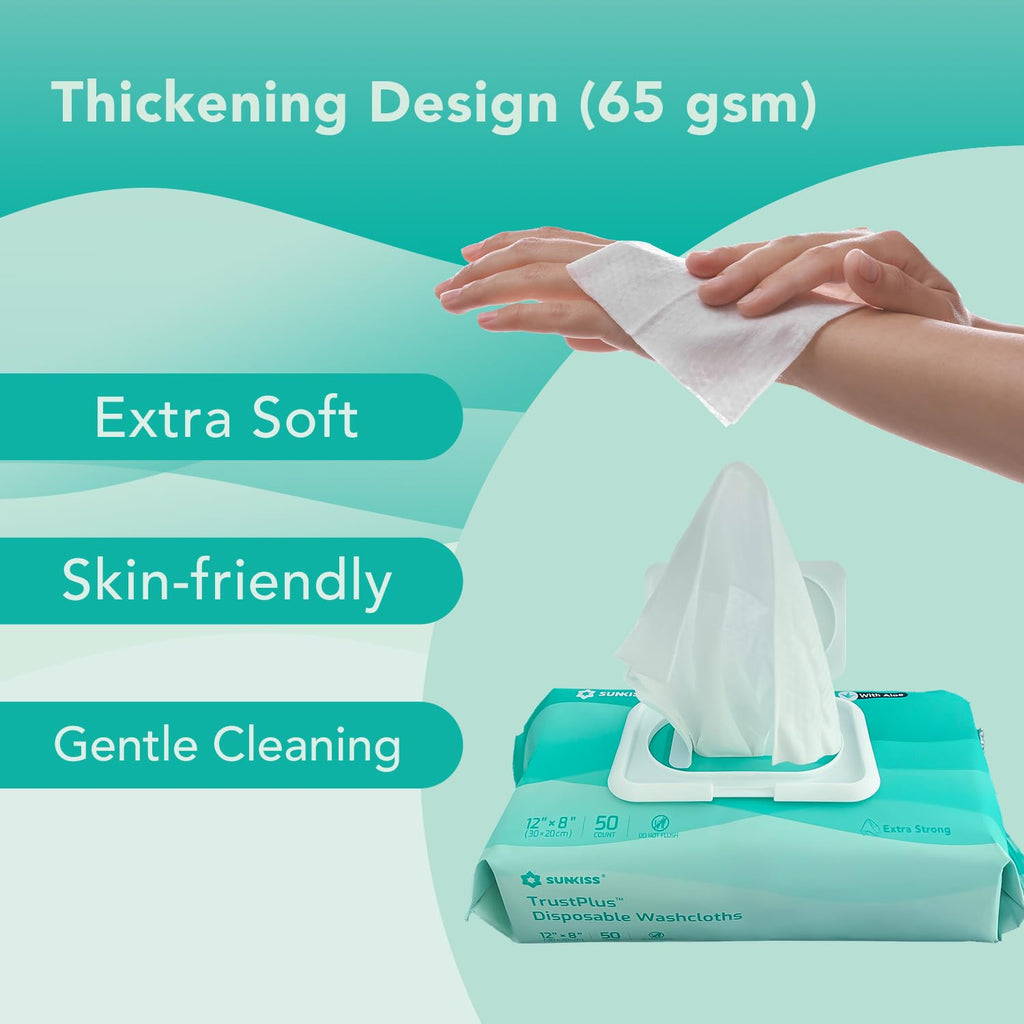 Adult Diapers XSmall 15 Count & Wet Wipes 8" x 12" 200 Count Bundle E818