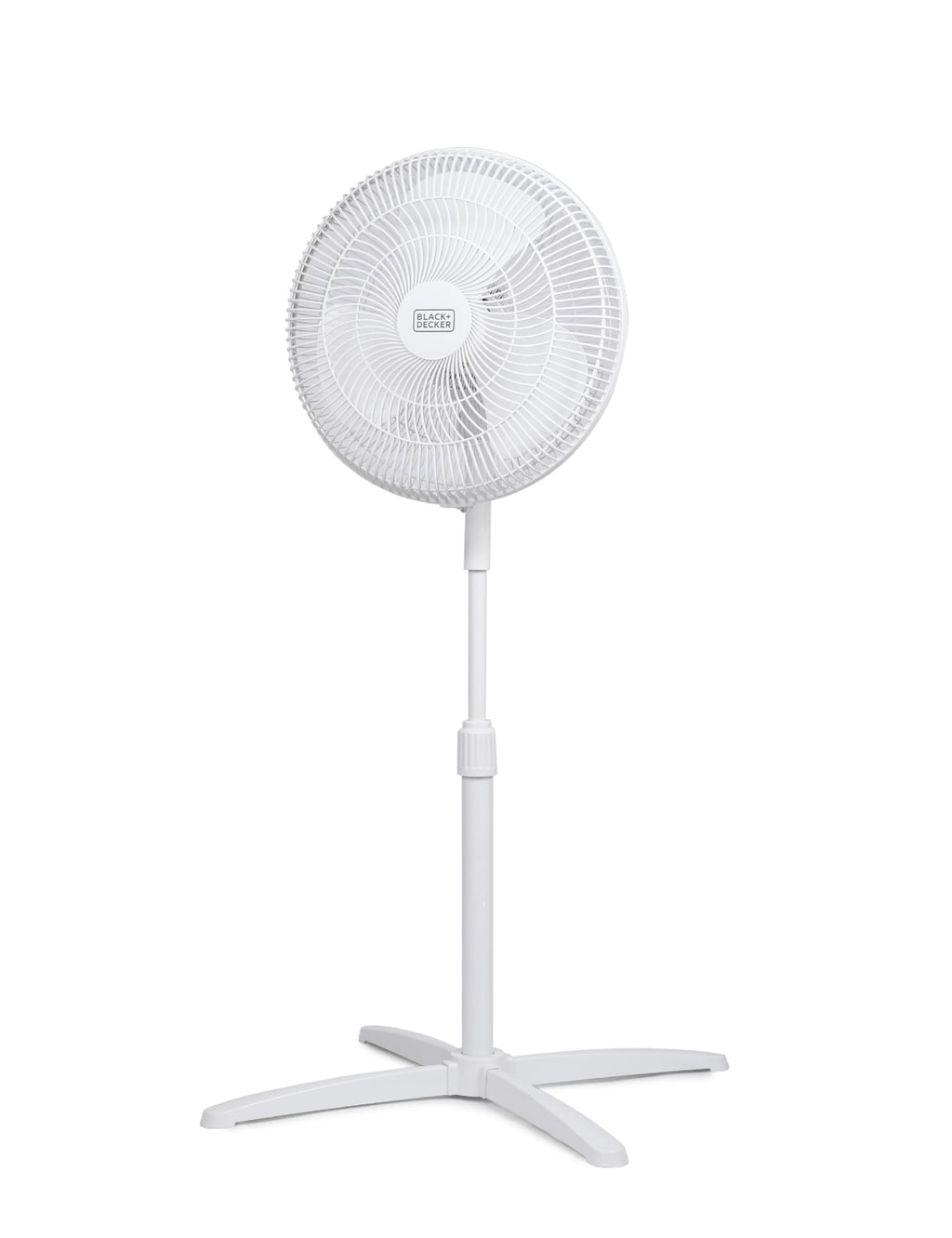 16-Inch Oscillating Pedestal Fan, 3 Speeds, White A484