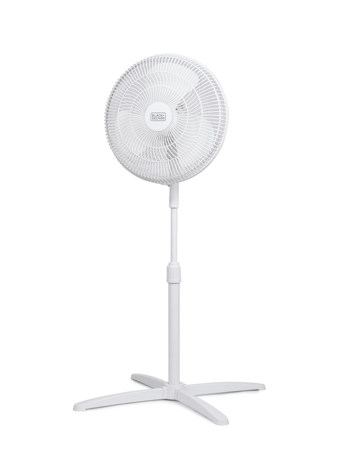 16-Inch Oscillating Pedestal Fan, 3 Speeds, White A484