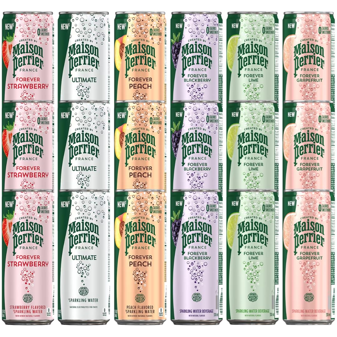 Flavored Sparkling Water 6 Flavor Variety Pack 18 Count D63318
