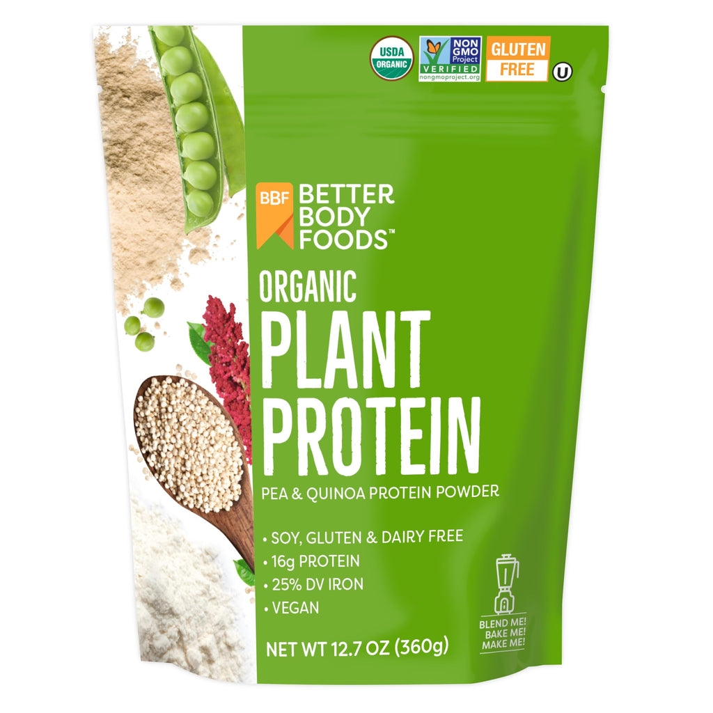 Organic Plant Protein Powder 12.7 Oz Unflavored Isolate C508276