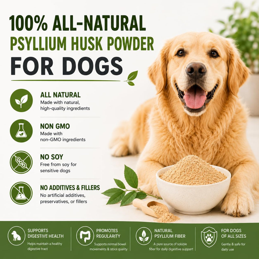Psyllium Husk Powder for Dogs 9 oz P343