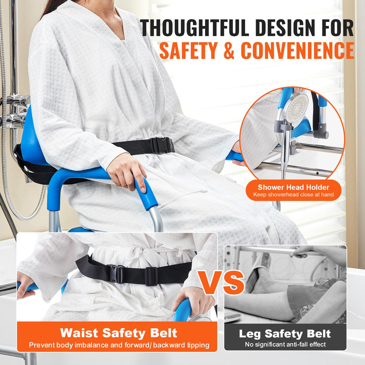 Sliding Tub Transfer Bench with 360 Degree Swivel Seat B309669
