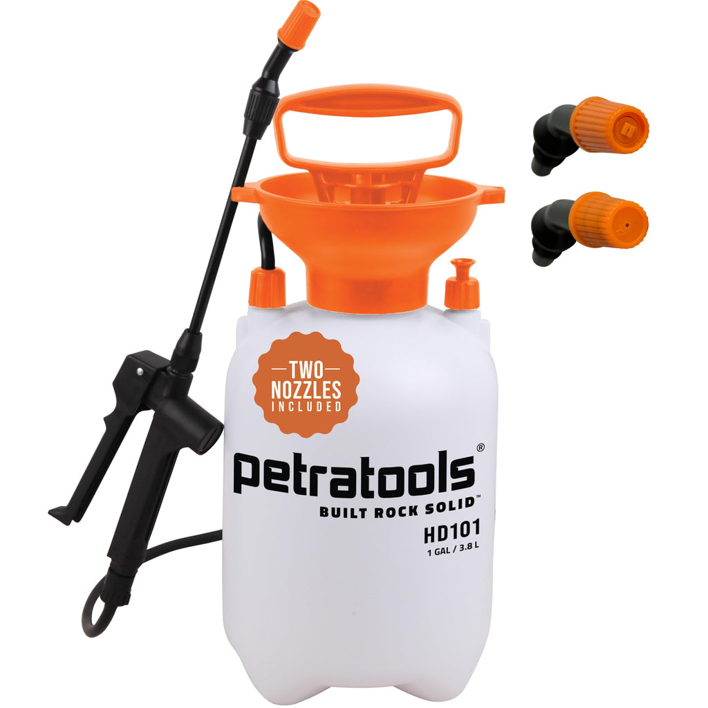 1 Gallon Garden Pump Sprayer with 52-in Hose & 2 Nozzles S195