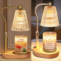 2 Packs Candle Warmer Lamp with Timer Dimmer Adjustable Height Q498275