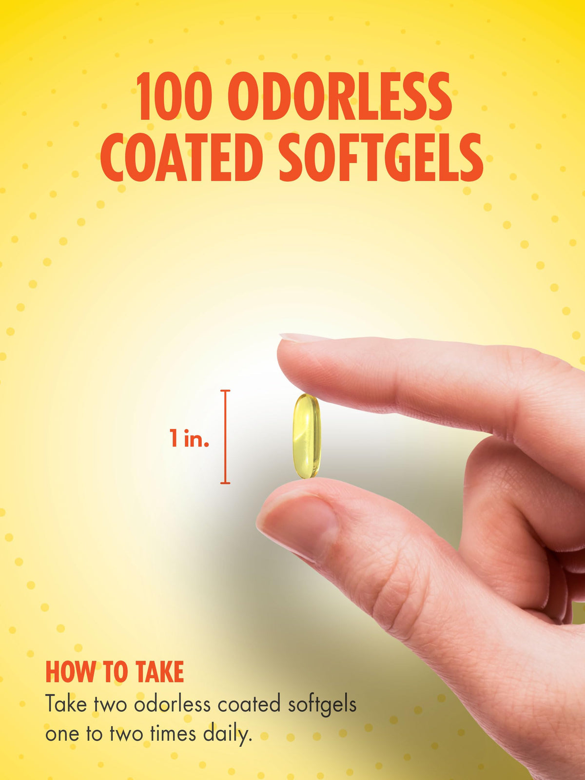 Fish Oil 1200mg 100 Softgels F445