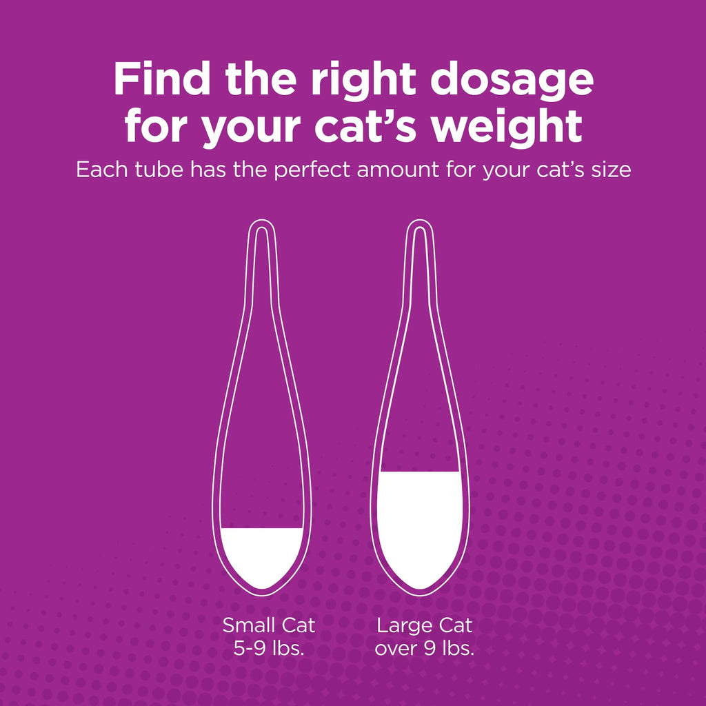 Flea Treatment for Small & Medium Cats 5-9 lbs, 6 Doses Q36704