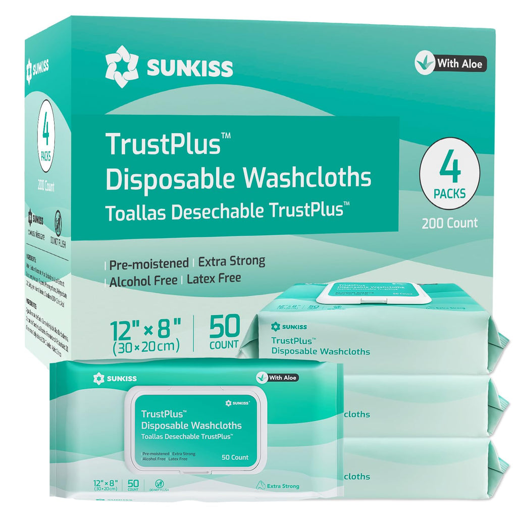 Adult Diapers XSmall 15 Count & Wet Wipes 8" x 12" 200 Count Bundle E818