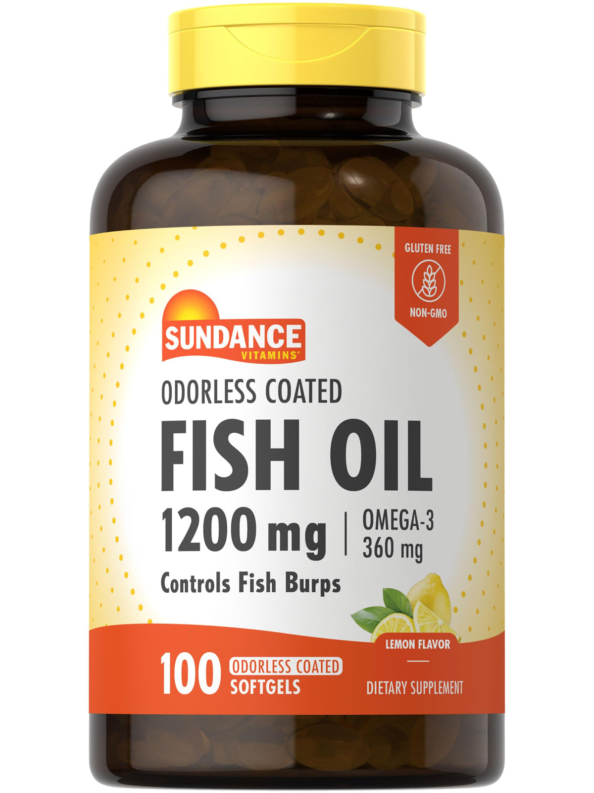 Fish Oil 1200mg 100 Softgels F445