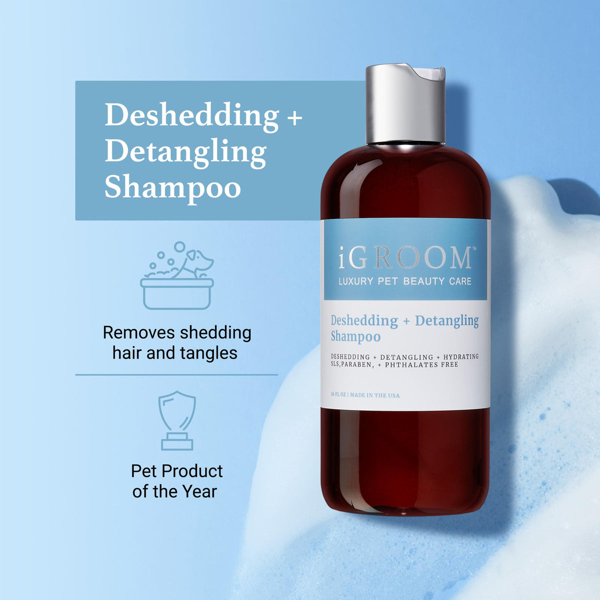 Deshedding & Detangling Dog Shampoo 1 GAL C311778