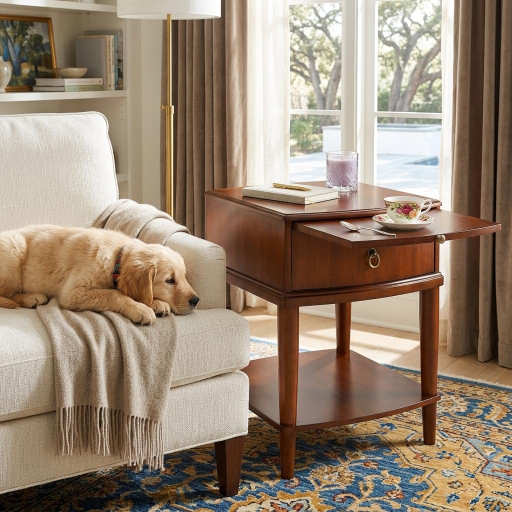 Wood End Table with Drawer H872916