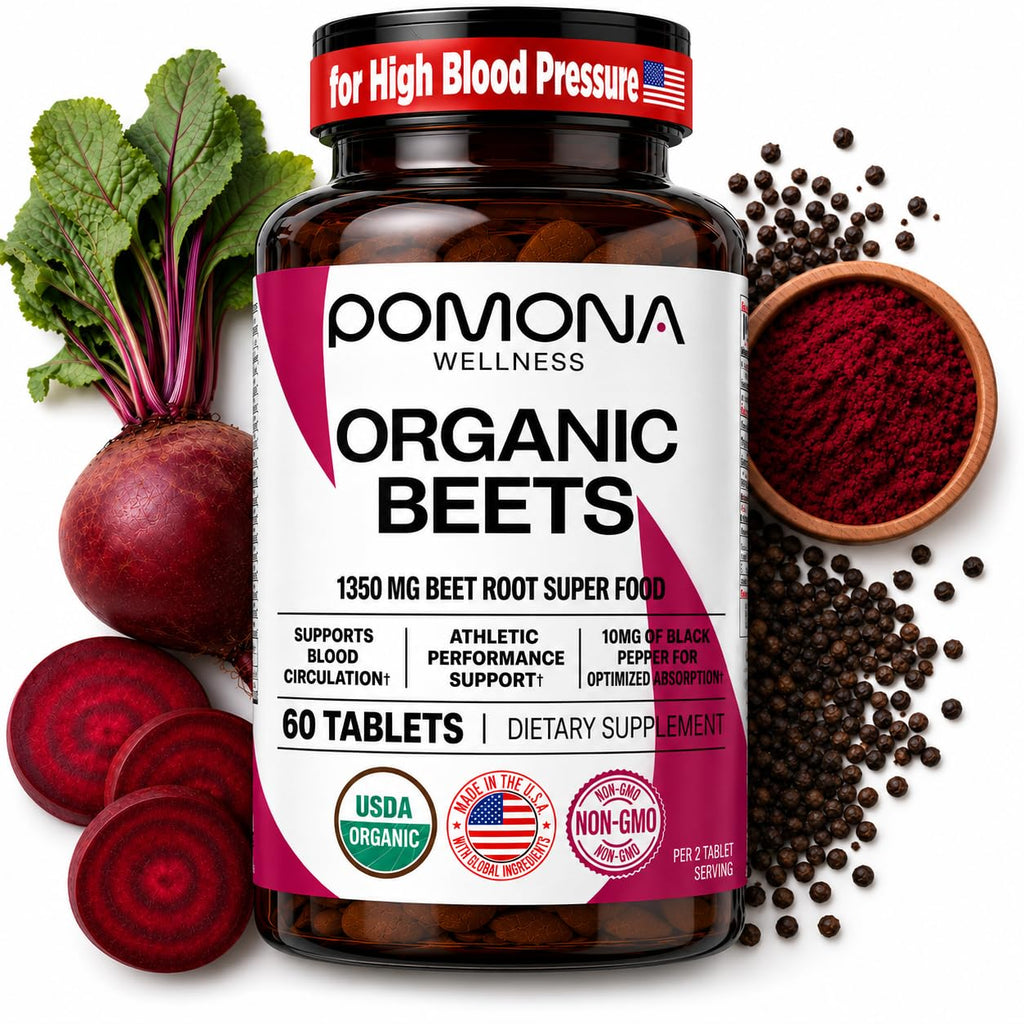 Organic Beetroot Supplement 60 Tabs V19241
