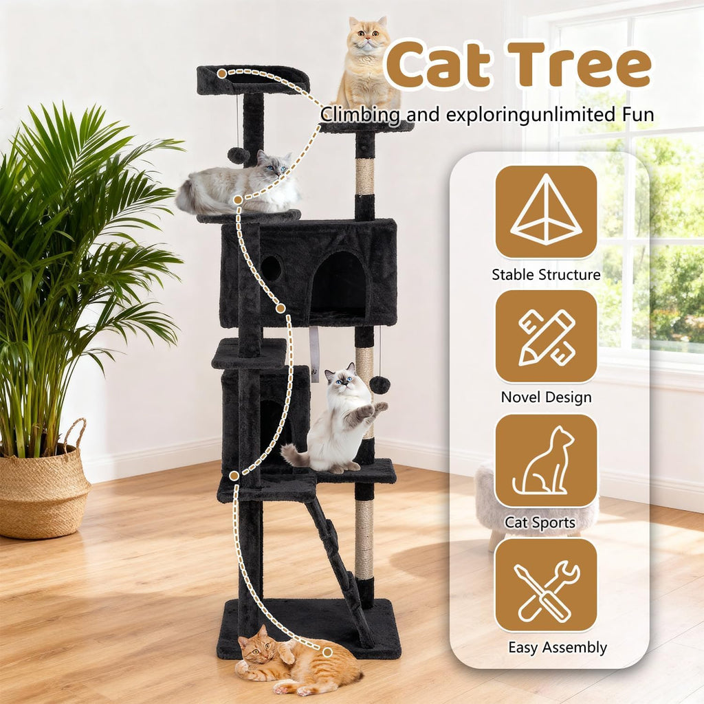 70" Multi-Level Cat Tree X376