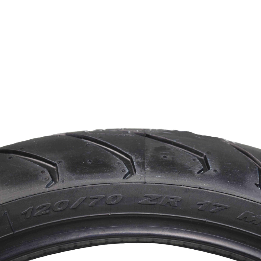 Motorcycle Tire Set 120/70ZR17 58W & 180/55ZR17 73W O259476