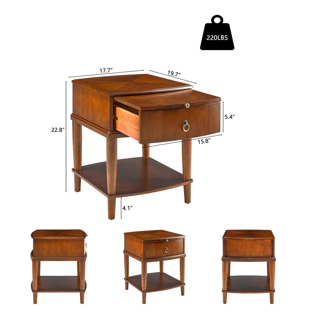 Wood End Table with Drawer H872916